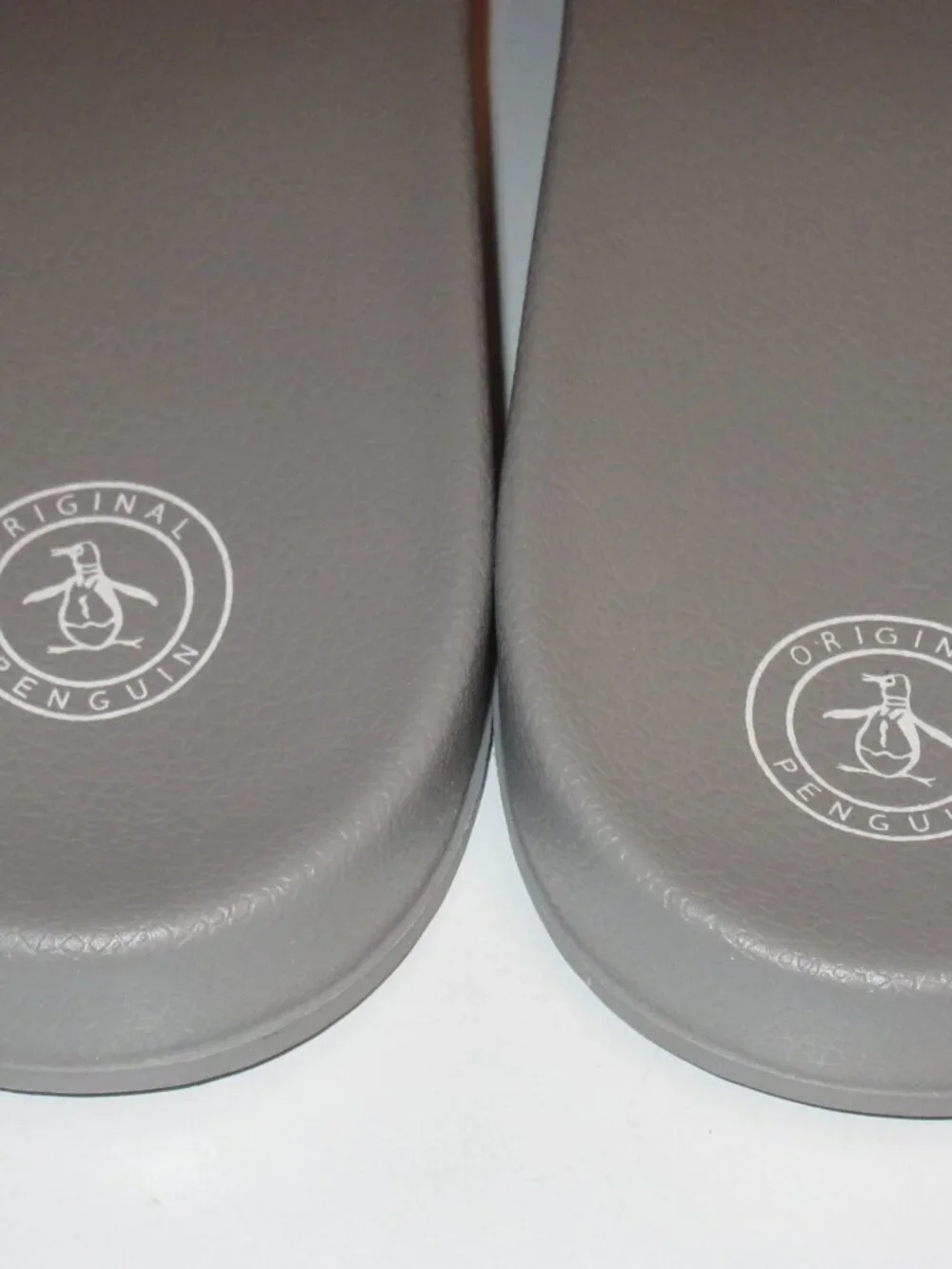 Original Penguin Men's Earle Slide Sandal Grey Red Blue NWT Classic Ships Free